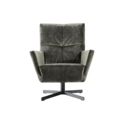 Fauteuil Bern draaipoot x poot hoge rugleuning met armleuning