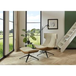 Fauteuil Enjoy natuurlijk wonen stof metalen poot
