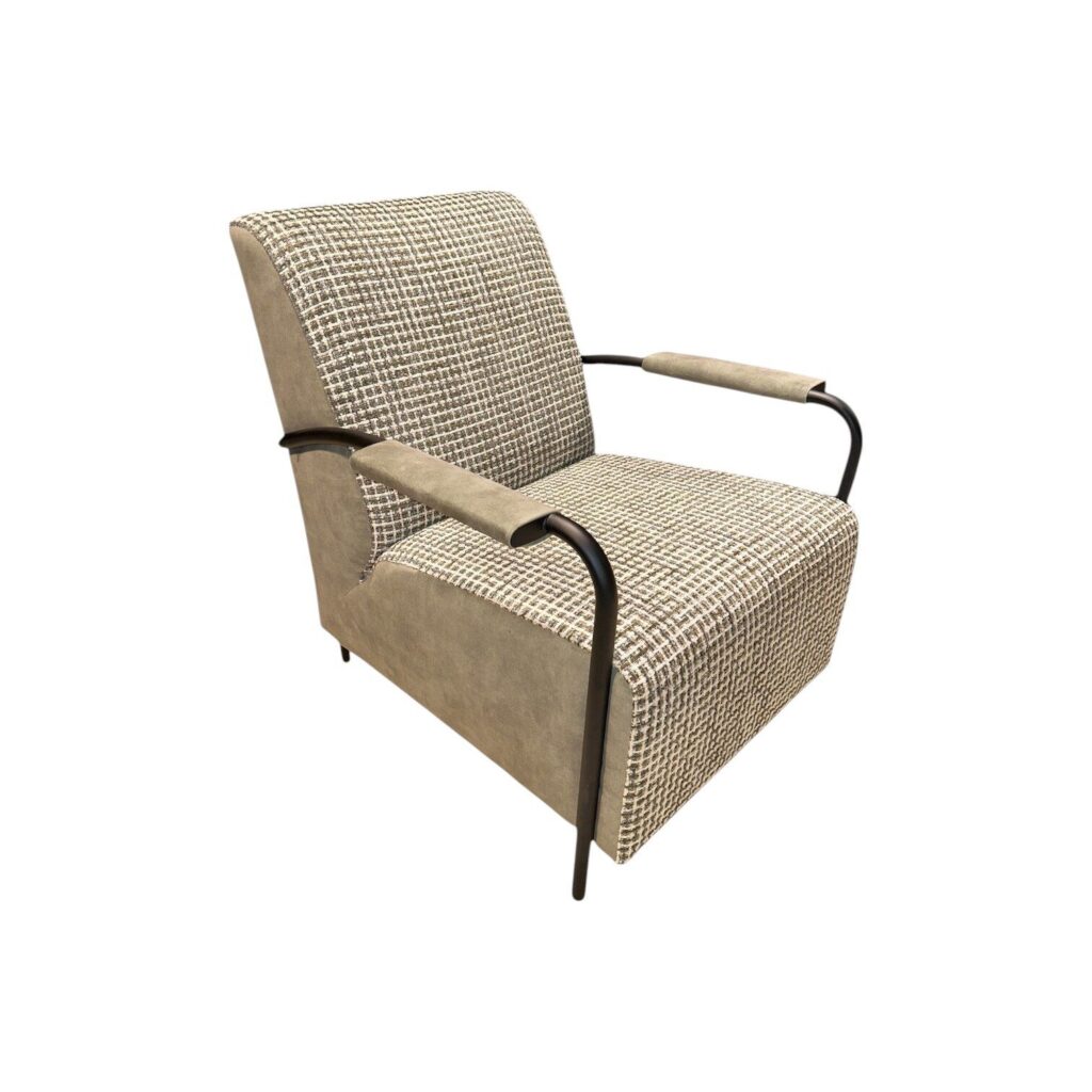 Fauteuil Sail achteroverleunend met armleuning patroon comfortabel stoel class design