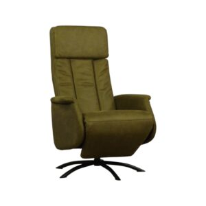 Recliner Tom Wildeboer leather electric and battery with armrest and foot support
