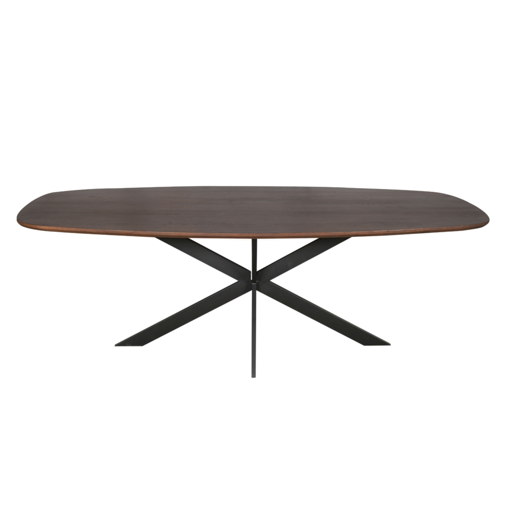 Eiken eettafel Ferris | Deens Ovaal 240 cm | Walnoot