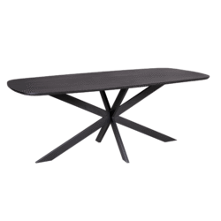 Eettafel Elegance Black | 240 cm | Deens ovaal
