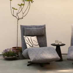 Relaxfauteuil Indi outdoor antraciet
