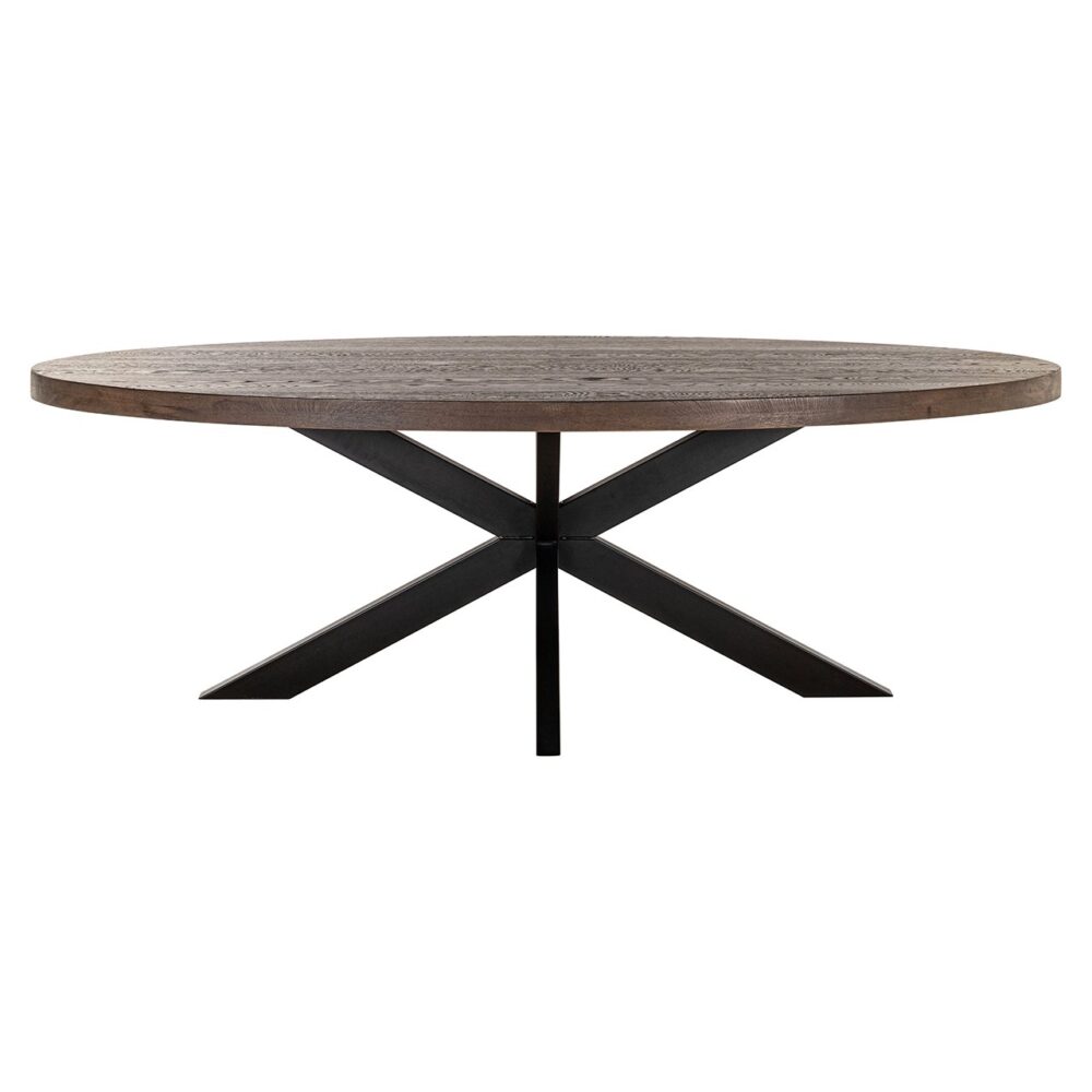 Eettafel Watson bruin 235 incl. spider leg black (Dark brown)