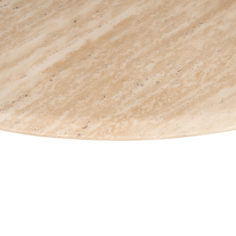 Eettafel Montgommery 130Ø (Beige)