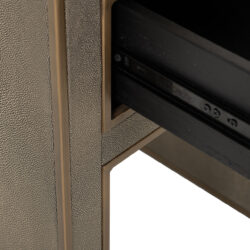 Nachtkastje Bloomville 1-lade incl. glas (Brown)