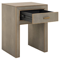 Nachtkastje Bloomville 1-lade incl. glas (Brown)