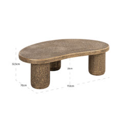 Salontafel Kenobi (Bronze)