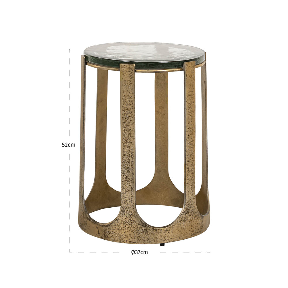 Bijzettafel Rixo (Gold)