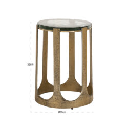 Bijzettafel Rixo (Gold)