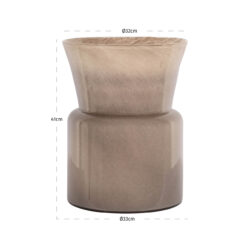 Vaas Milo (Taupe)