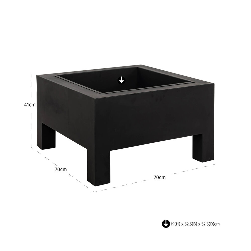 Vuurschaal Nerium outdoor (Black)