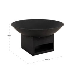 Vuurschaal Davey outdoor (Black)