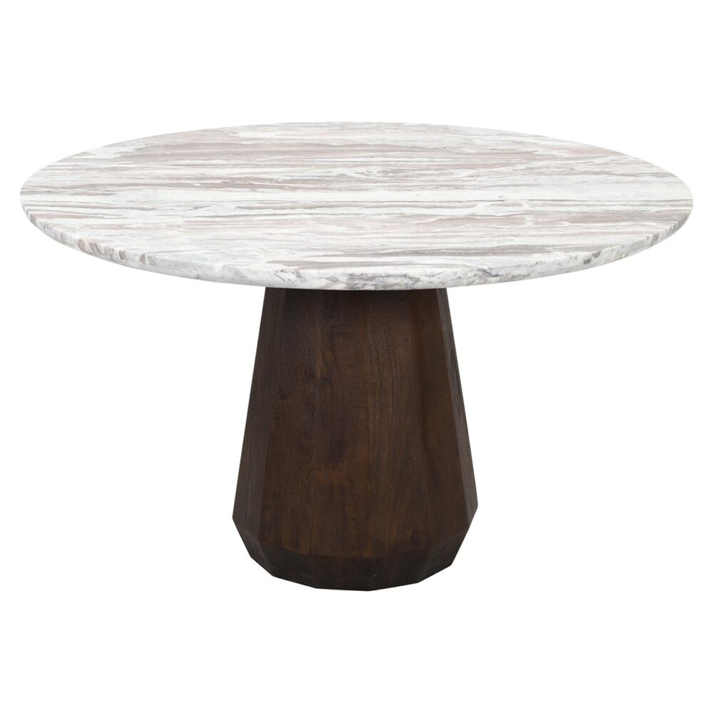 Eettafel Oberoy 130Ø (Brown)