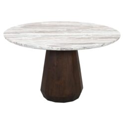 Eettafel Oberoy 130Ø (Brown)