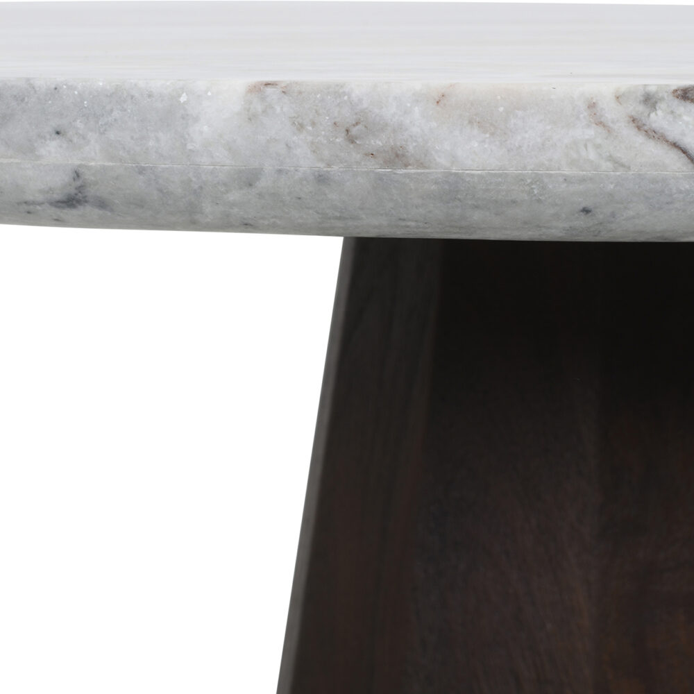 Eettafel Oberoy 130Ø (Brown)
