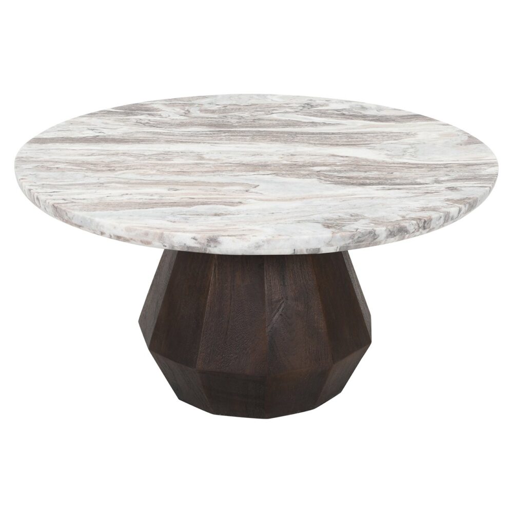 Salontafel Oberoy 80Ø (Brown)