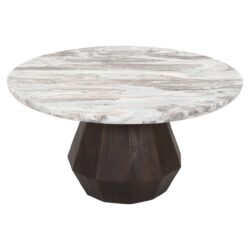 Salontafel Oberoy 80Ø (Brown)