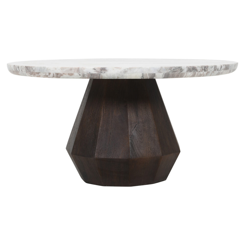 Salontafel Oberoy 80Ø (Brown)