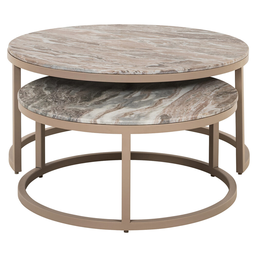 Salontafel Fairfax set van 2 (Stone)