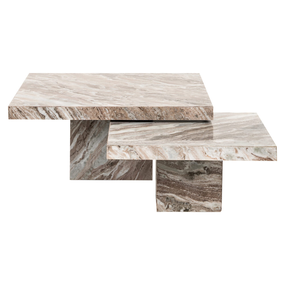 Salontafel Rashford set van 2 (Stone)