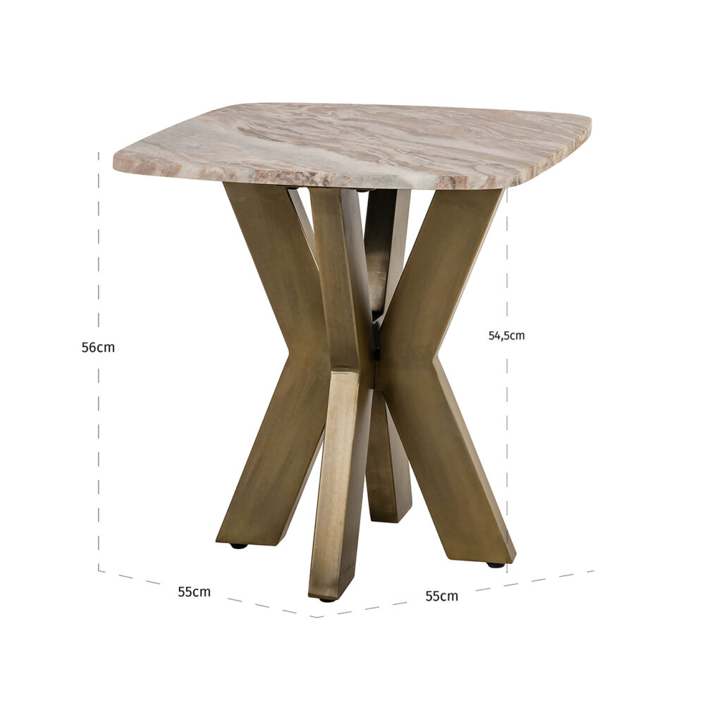 Bijzettafel Bottega (White)