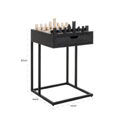 Schaaktafel Davos 1-lade (Black)