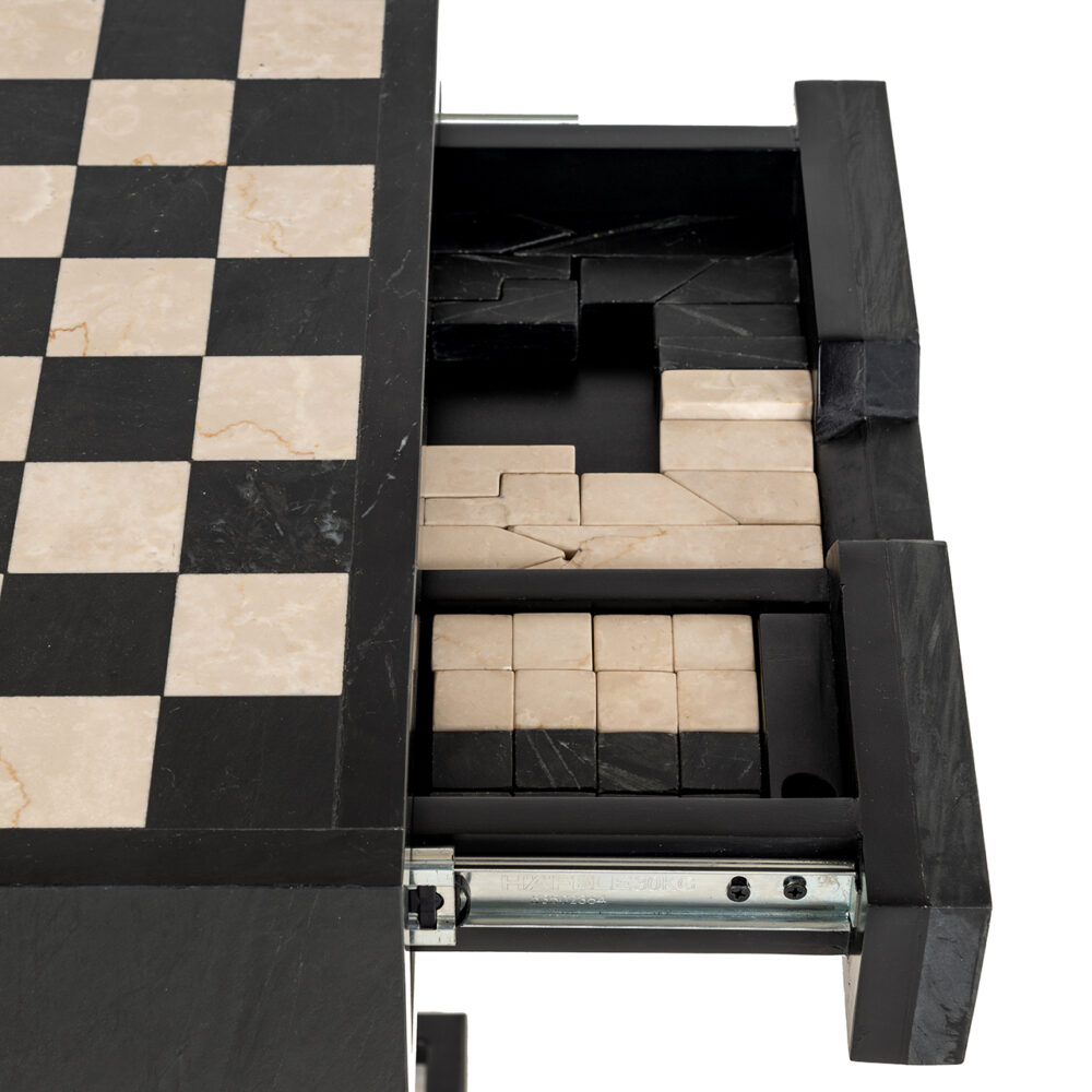 Schaaktafel Davos 1-lade (Black)