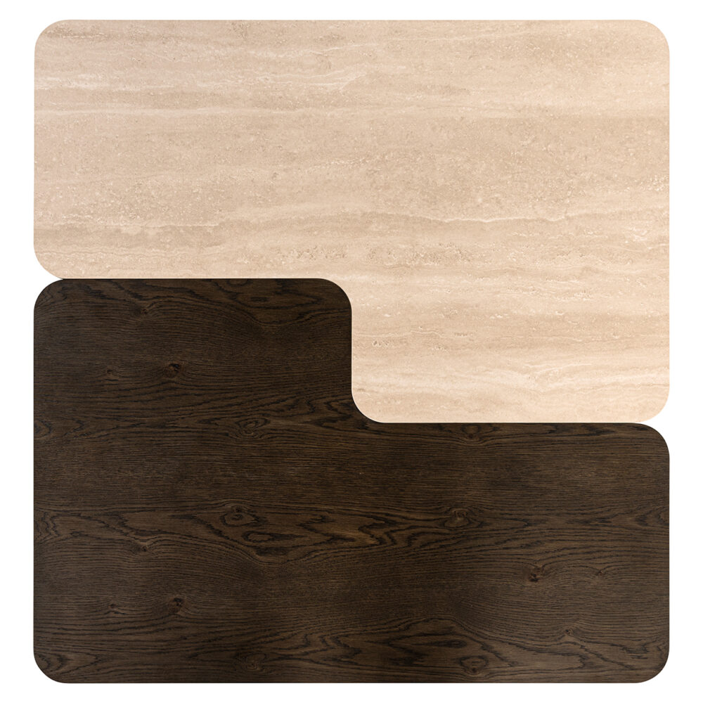 Salontafel Nando set van 2 (Brown)