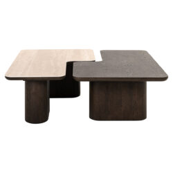 Salontafel Nando set van 2 (Brown)