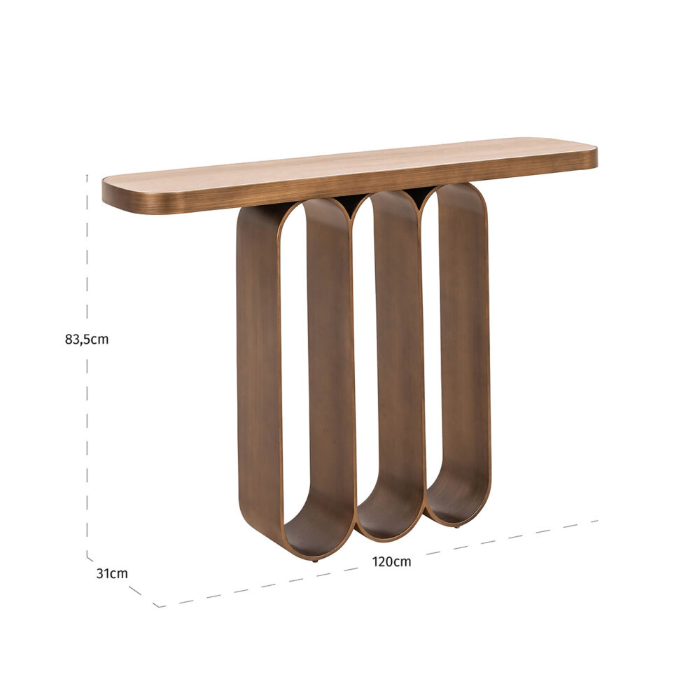 Wandtafel Locarno (Brushed Gold)
