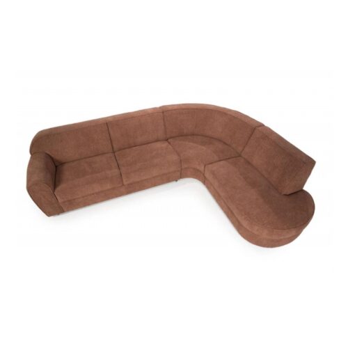 Ecksofa Arianne Komfort Wildeboer Armlehne weicher Sitzstoff rund