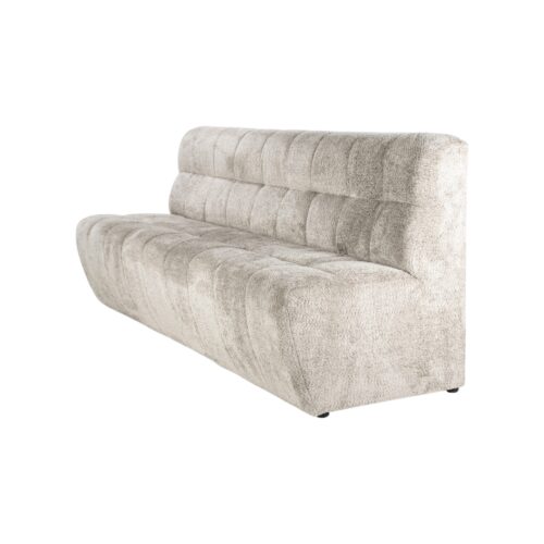 Eetkamerbank Loa zacht sevn stof textiel stiknaad mokana blokken geblokt bank