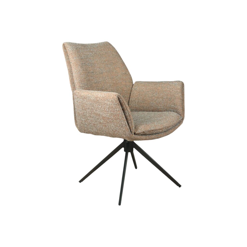 Eetkamerstoel Lisboa met armleuning matrixpoot moods collection