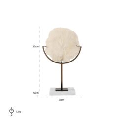 Faux koraal Jada op standaard (White)