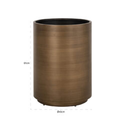 Plantenbak Dira 45Ø (Brushed Gold)