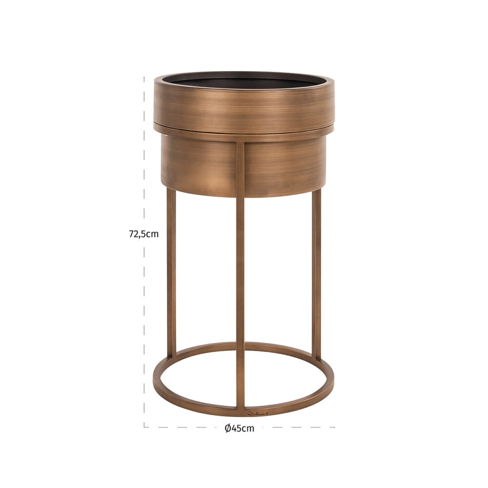Plantenbak Chadd (Brushed Gold)