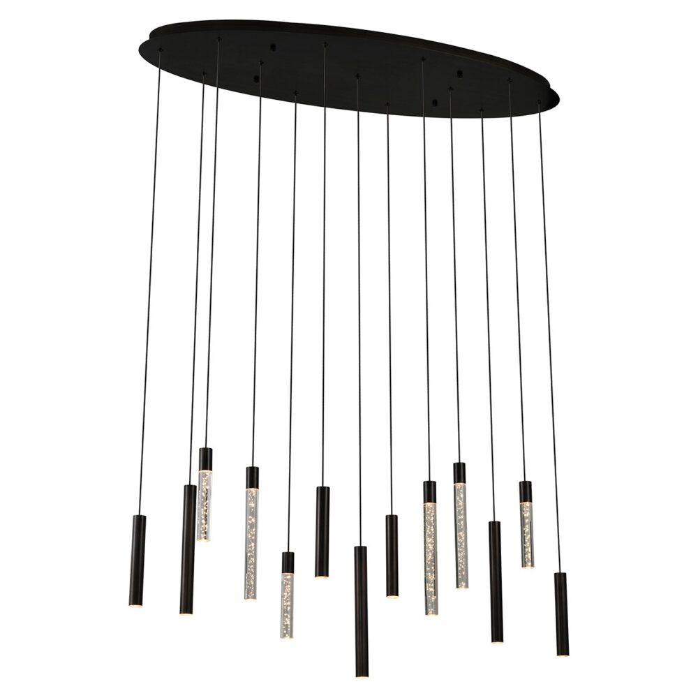 Hanglamp Oxley 13 lampen (Bronze)