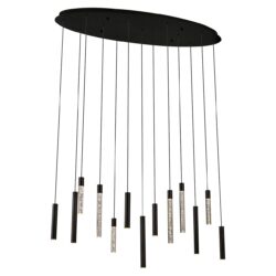 Hanglamp Oxley 13 lampen (Bronze)
