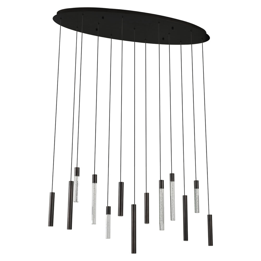 Hanglamp Oxley 13 lampen (Bronze)