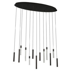 Hanglamp Oxley 13 lampen (Bronze)