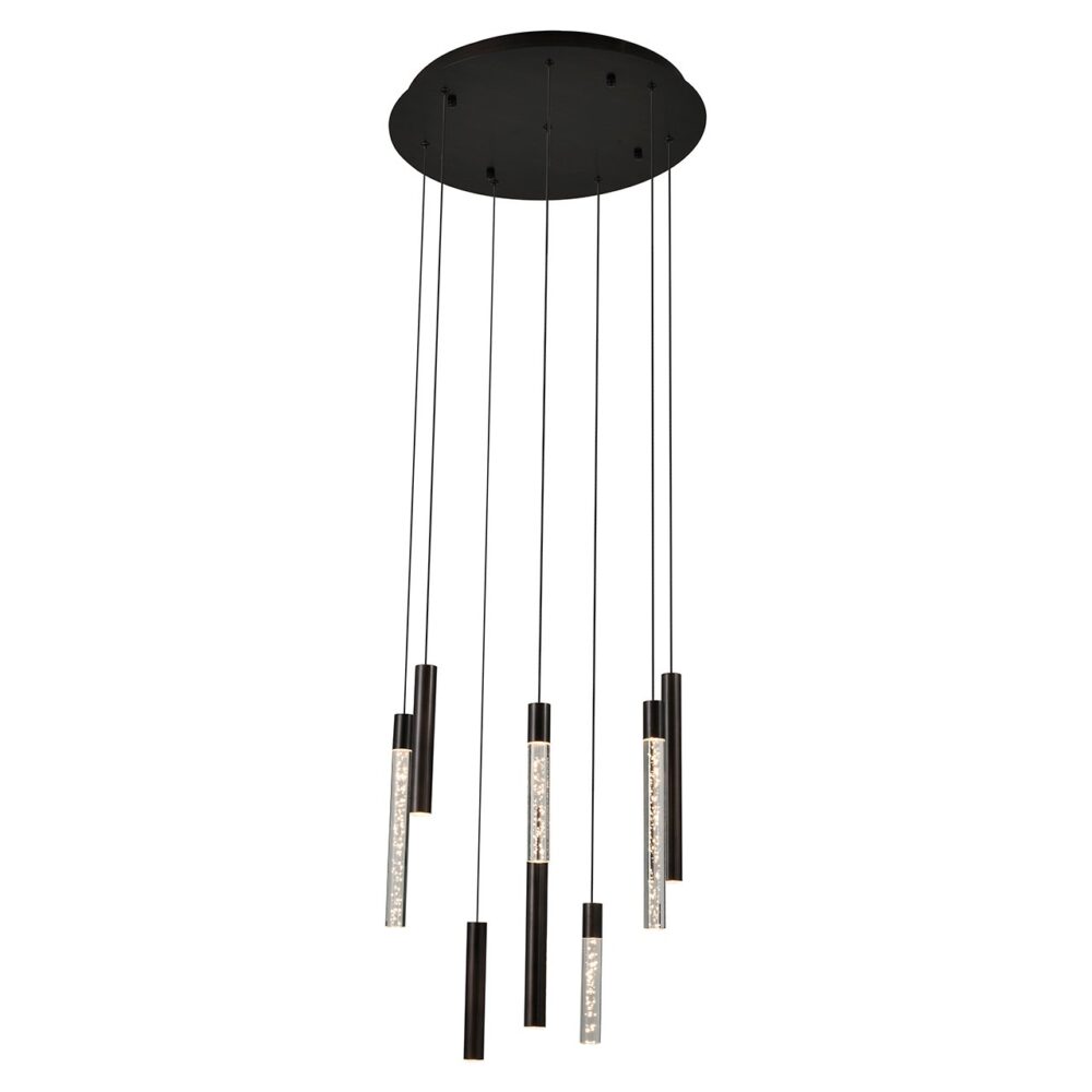 Hanglamp Oxley 8 lampen (Bronze)