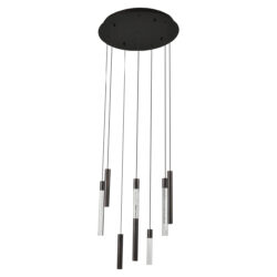Hanglamp Oxley 8 lampen (Bronze)