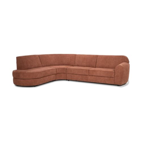 Ecksofa Arianne Komfort Wildeboer Armlehne weicher Sitzstoff rund