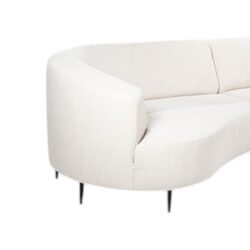 Hoekbank Diane sevn zacht elementenbank bankstel stof metalen poot comfortabel longchair