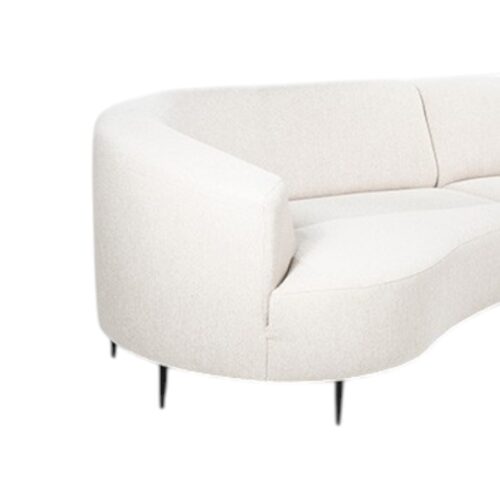 Hoekbank Diane sevn zacht elementenbank bankstel stof metalen poot comfortabel longchair