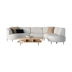 Hoekbank Diane sevn zacht elementenbank bankstel stof metalen poot comfortabel longchair