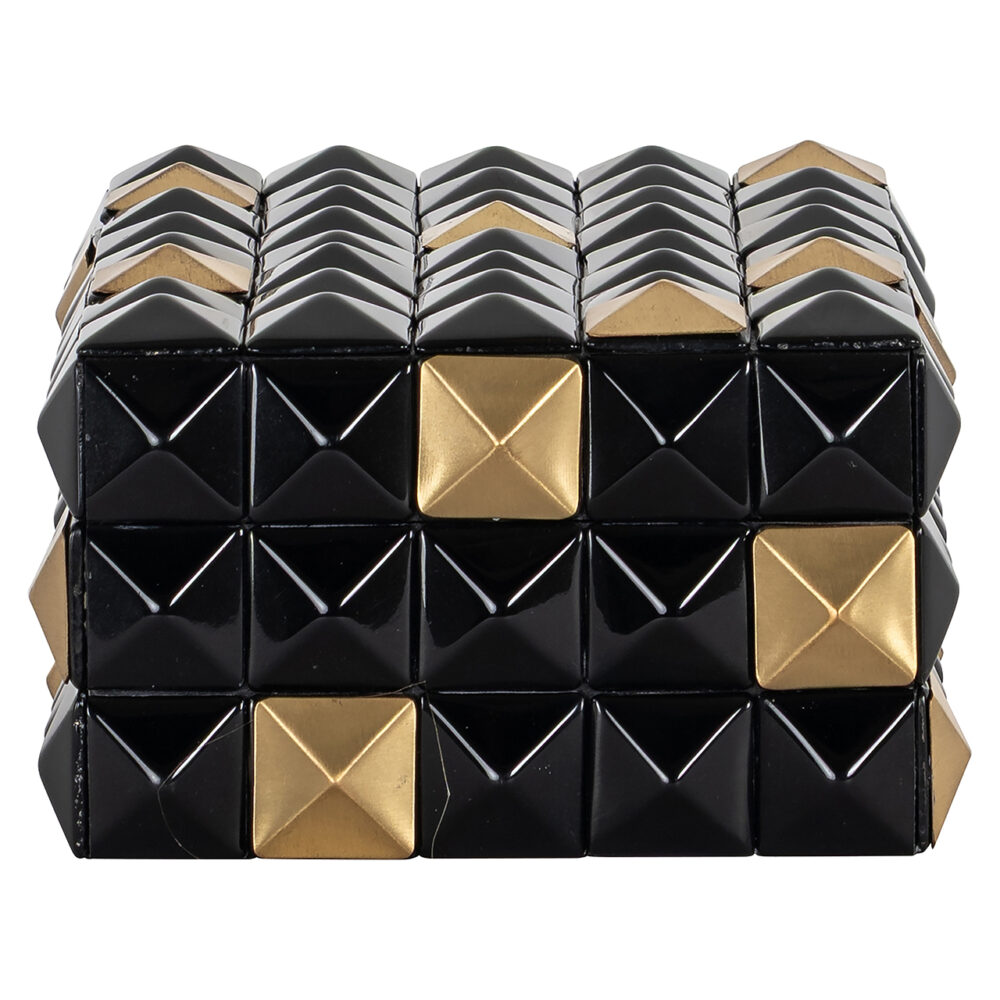 Opbergbox Velicia (Black/gold)