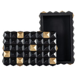 Opbergbox Velicia (Black/gold)