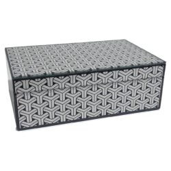 Opbergbox Feliz klein (Black/white)